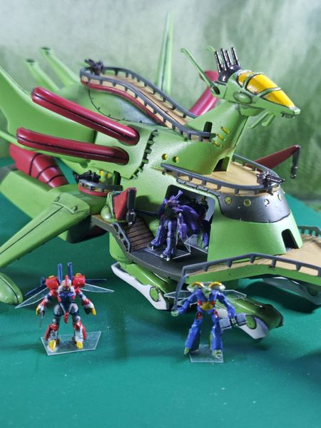 1/550 オーラシップ　ゼラーナ （その④）改修改造塗装済完成品 ARTHOBYCOMM（アソビーコム） | 聖戦士ダンバイン1/550オーラシップ