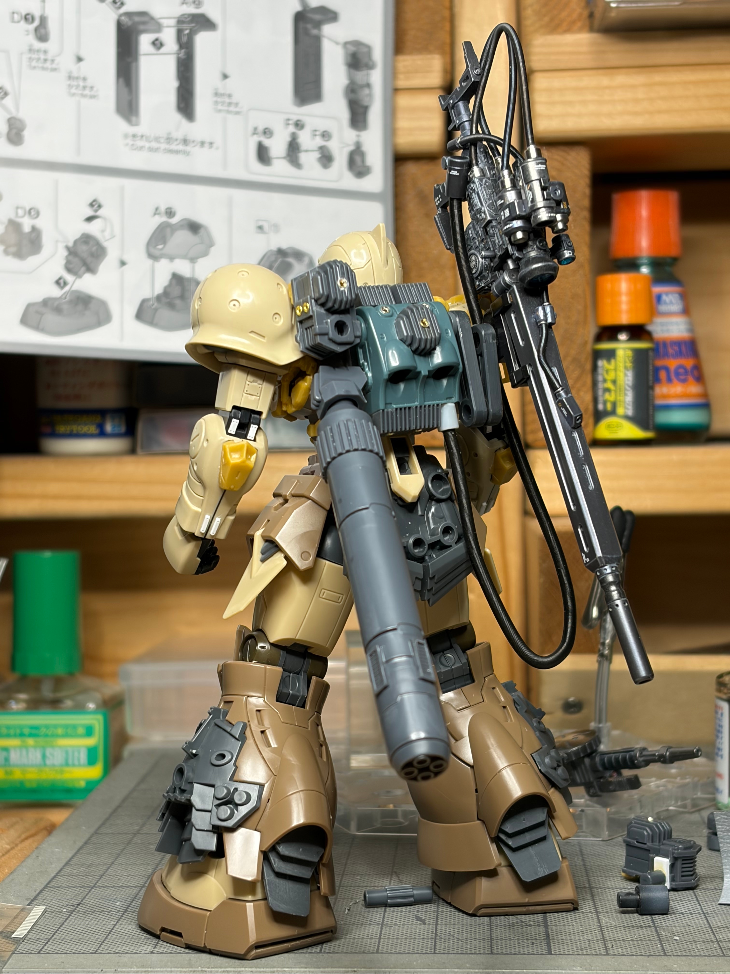 HG EXAM イフリート改 ザクⅠ スナイパー ジムストライカー サイサリス ARTHOBYCOMM（アソビーコム） | HG ザクⅠ スナイパータイプ 製作進捗