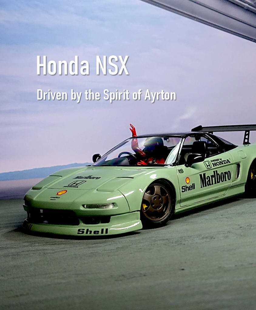 HONDA NSX MCLAREN マクラーレン F1 RACING 宣伝プレス ARTHOBYCOMM（アソビーコム） | タミヤ 1/24 Honda NSX ”マクラーレン