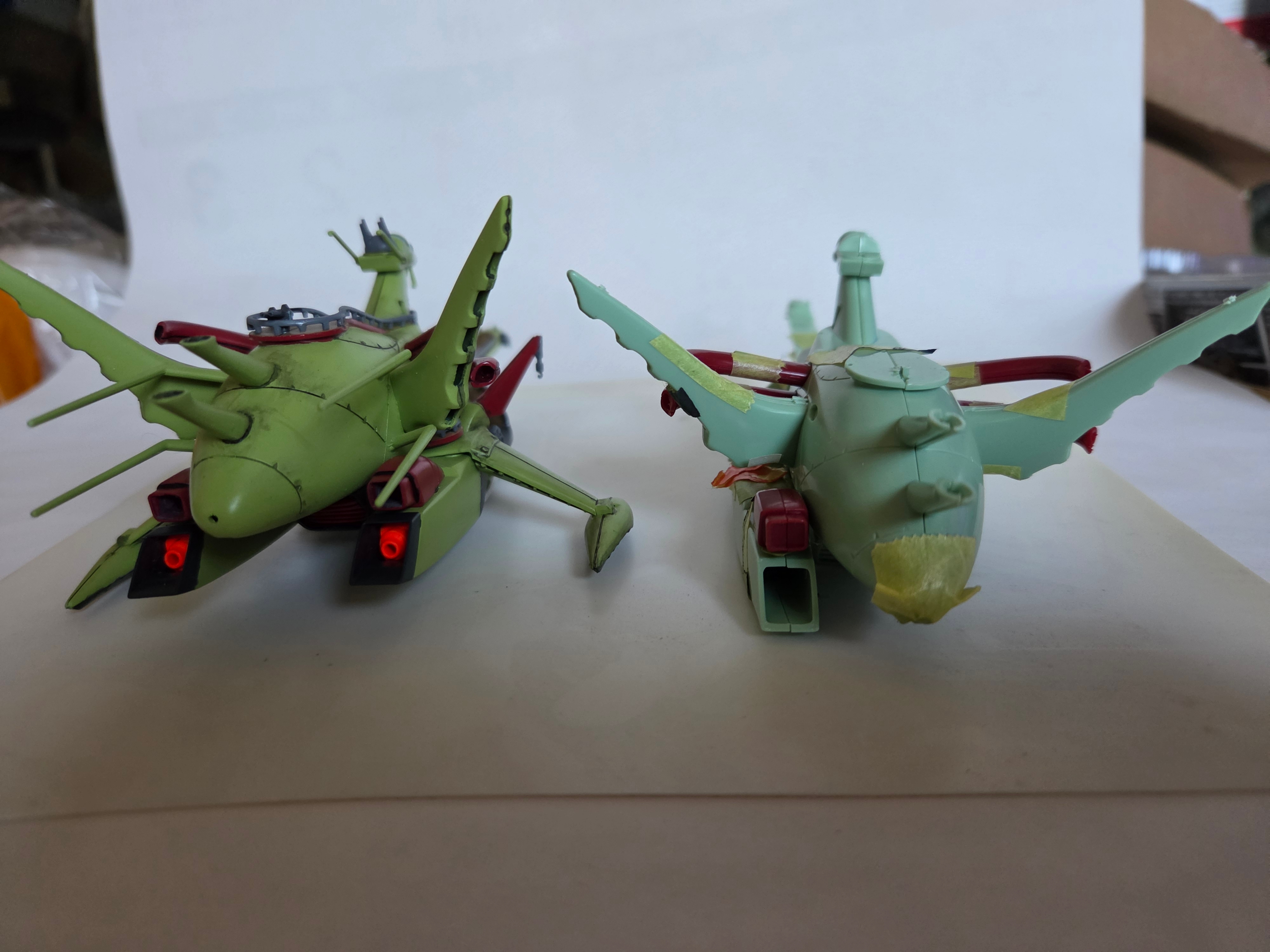 1/550 オーラシップ　ゼラーナ （その④）改修改造塗装済完成品 ARTHOBYCOMM（アソビーコム） | 1/550オーラシップ｢ゼラーナ｣第6弾