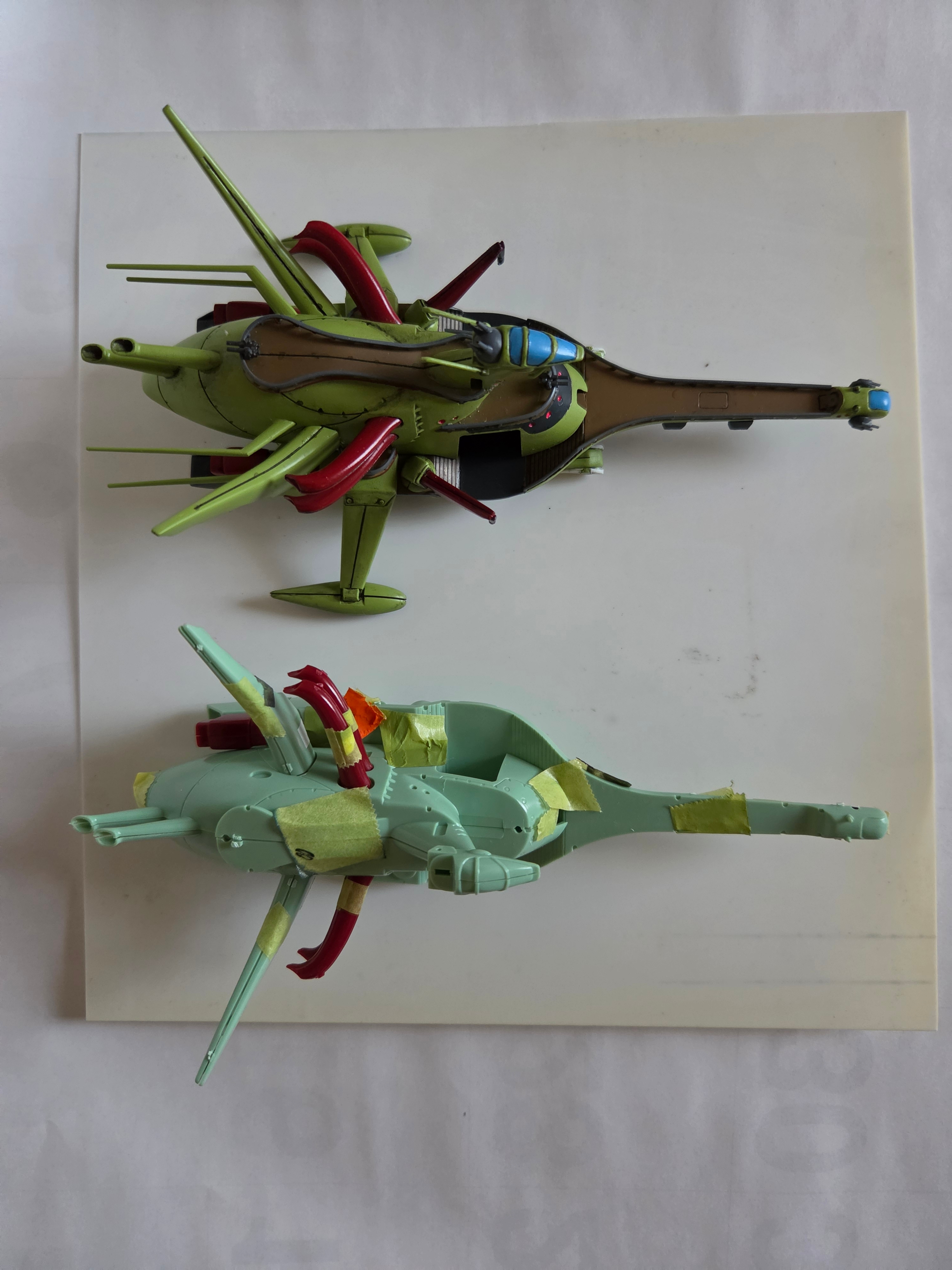 1/550 オーラシップ　ゼラーナ （その④）改修改造塗装済完成品 ARTHOBYCOMM（アソビーコム） | 1/550オーラシップ｢ゼラーナ｣第6弾