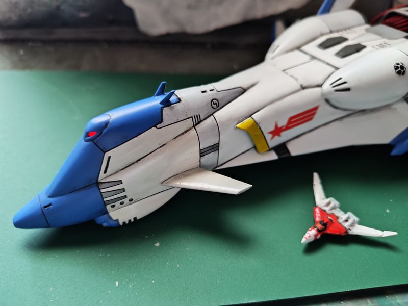 1/550 オーラシップ　ゼラーナ （その④）改修改造塗装済完成品 ARTHOBYCOMM（アソビーコム） | 聖戦士ダンバイン1/550オーラシップ